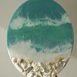 Marea Serena – Cuadro Marino de Resina Epóxica | 40x50 cm