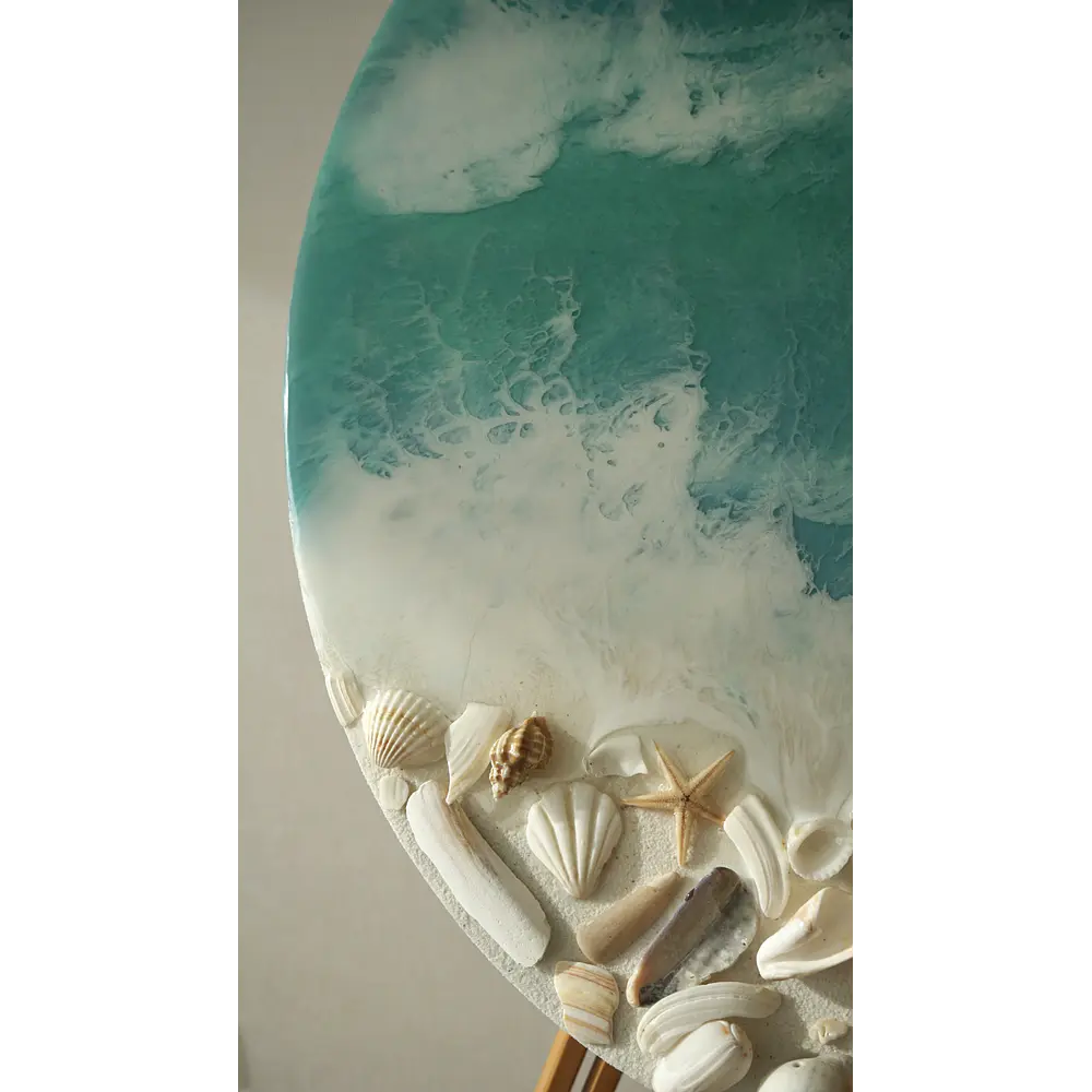 Marea Serena – Cuadro Marino de Resina Epóxica | 40x50 cm