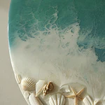 Marea Serena – Cuadro Marino de Resina Epóxica | 40x50 cm