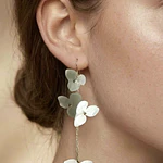 Aros de hortensia celeste preservada- Encapsulados en Resina
