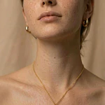 Collar Rosa Marfil Natural - Encapsulada en Resina