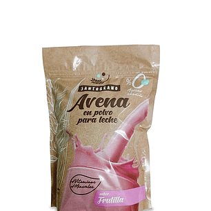 Avena en polvo sabor frutilla