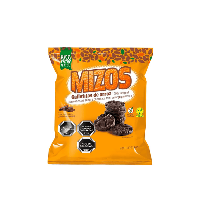 Mizos naranja chocolate 25 g 1