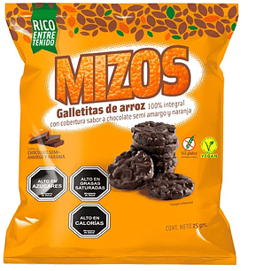 Mizos naranja chocolate 25 g