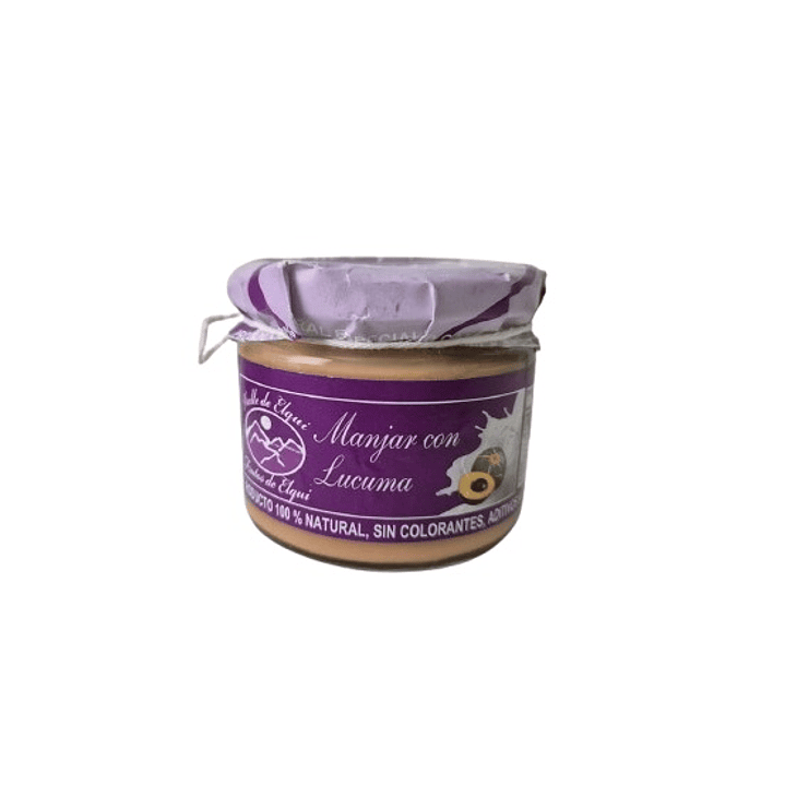 Manjar con  lúcuma 250g Frutos del Elqui. 1