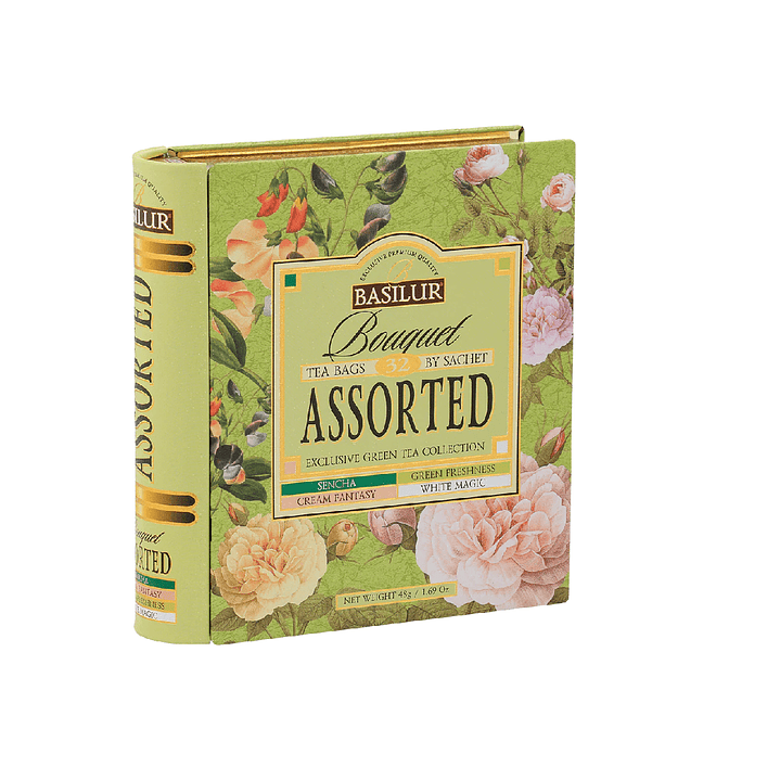 Tea Book Bouquet Assorted 32 bolsas  Basilur 1