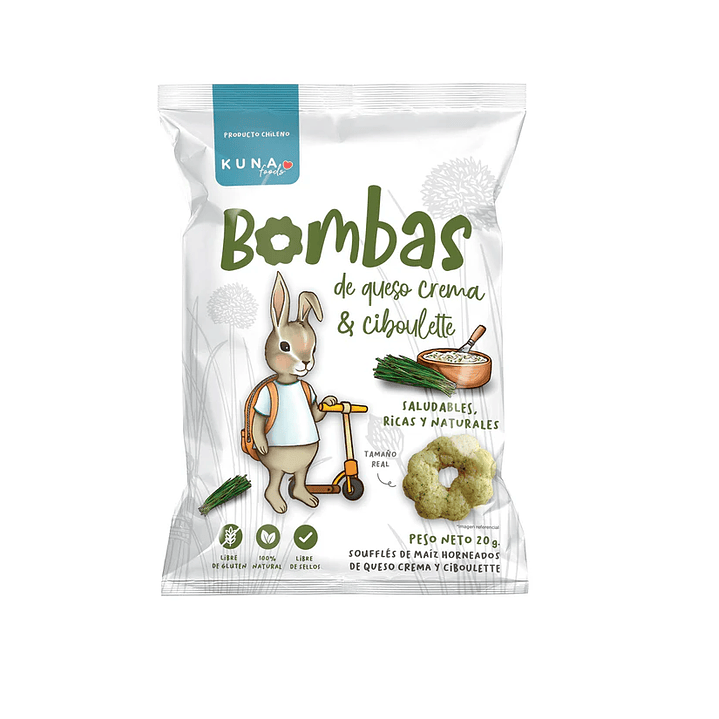 Bombas de queso y ciboulette Kuna foods 1