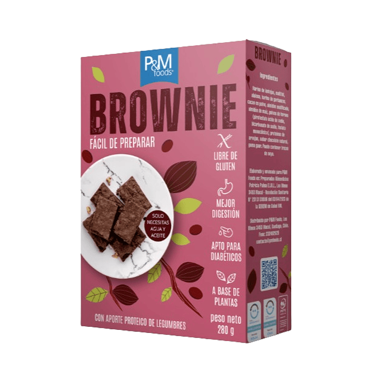 Brownie de Legumbres P&M foods 1