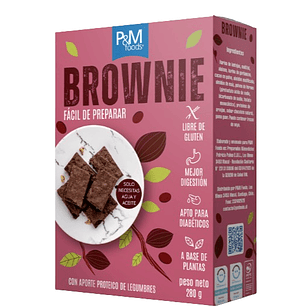 Brownie de Legumbres P&M foods