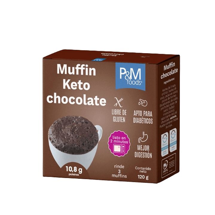 Muffin Keto Sabor Chocolate  1