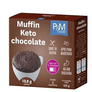 Muffin Keto Sabor Chocolate 