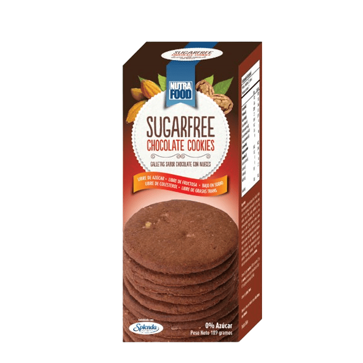 Galletas Nutrafood de Chocolate y Nueces Sin Azucar 1