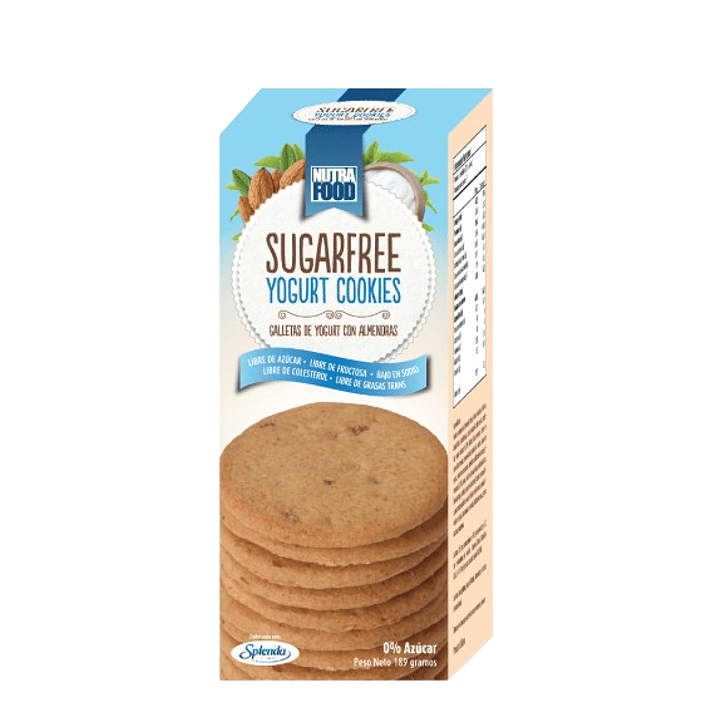 Galletas Nutrafood de Yogurt y Almendras Sin Azúcar  1