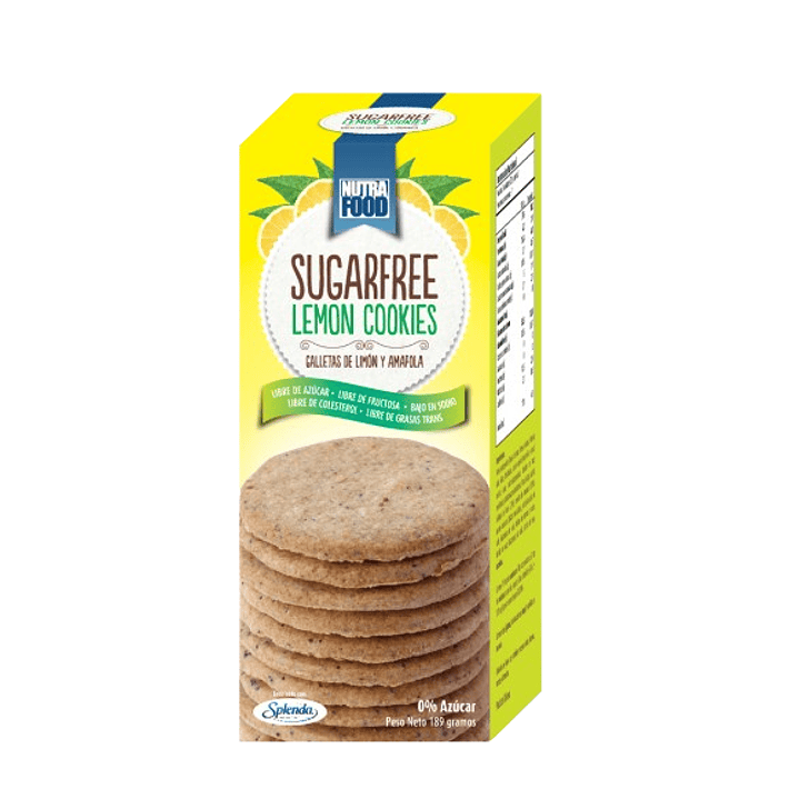 Galletas Nutrafood de Limón y Amapola Sin Azúcar 1