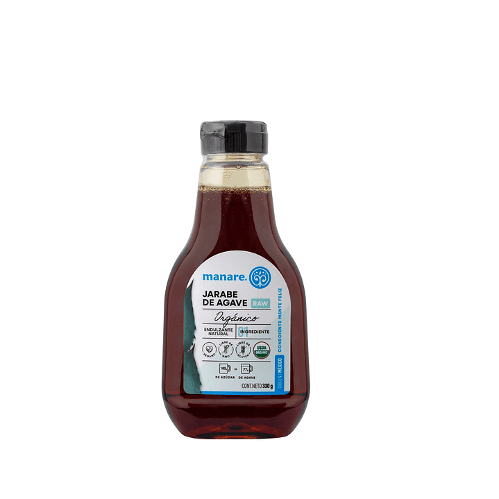 Jarabe de agave Raw organico 330g  1