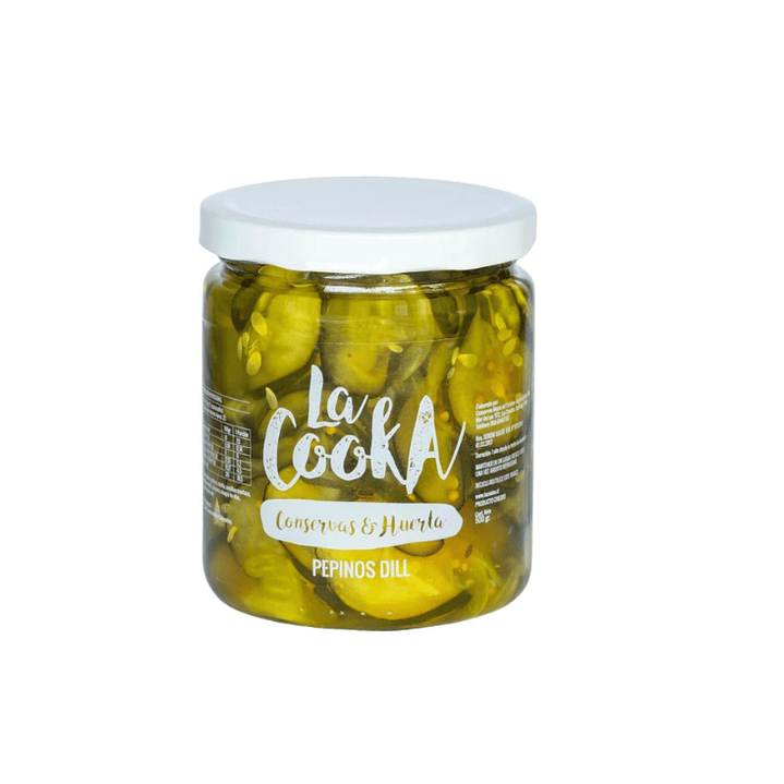 Pepinillos Dill 500g  La Cooka  1