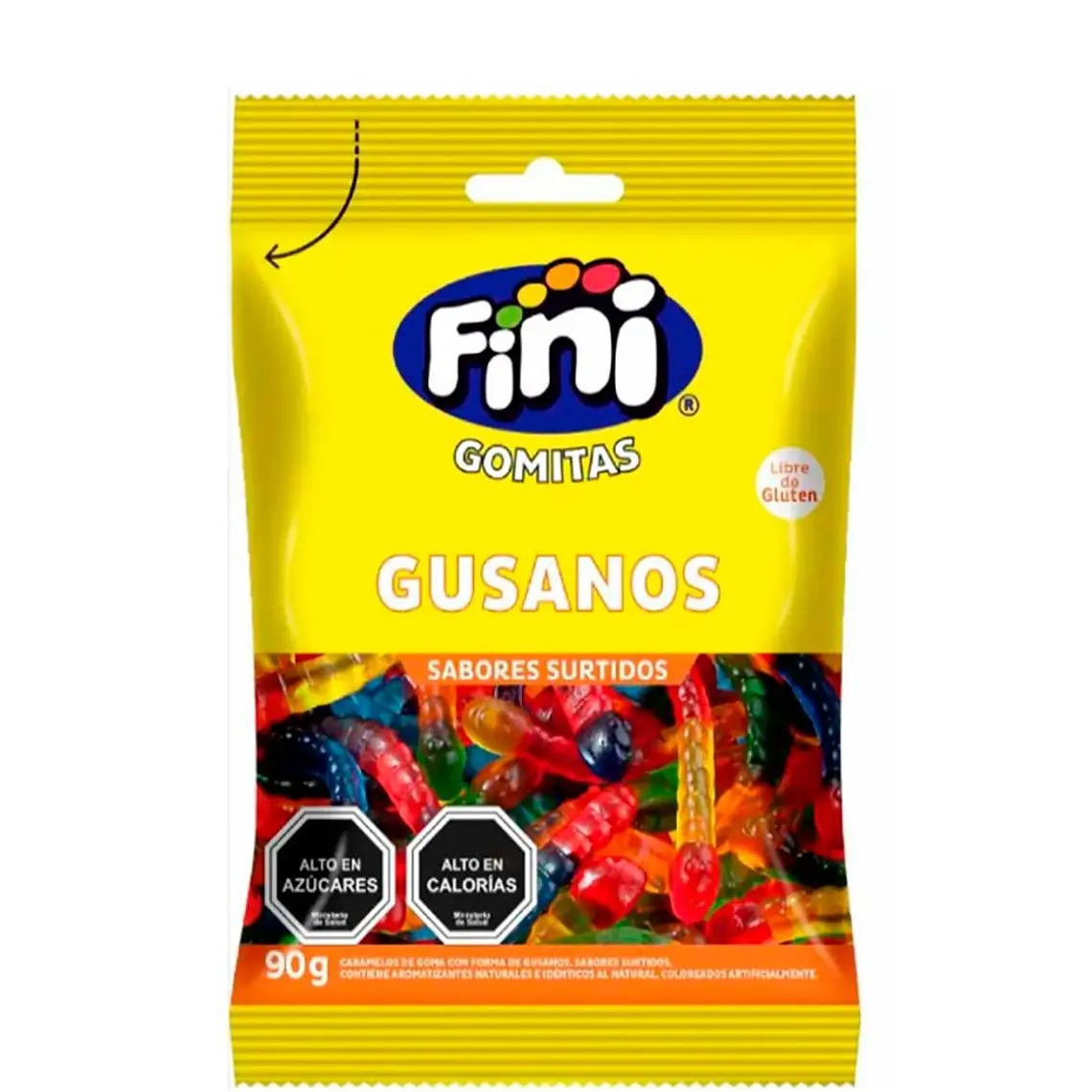 Fini Gomitas Gusanos 90g 1
