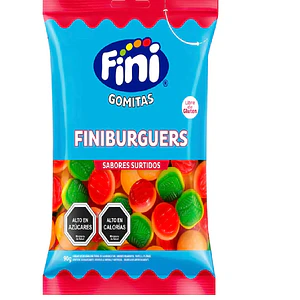 Fini Gomitas Finiburguers 90g