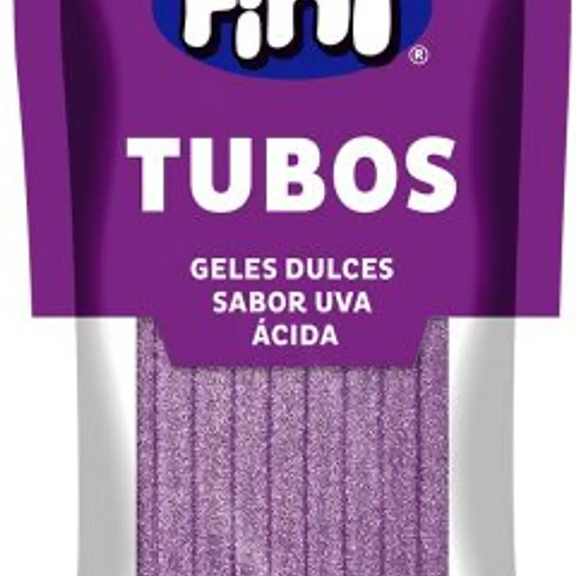 Fini Tubos Sabor Uva Ácida 80g 1