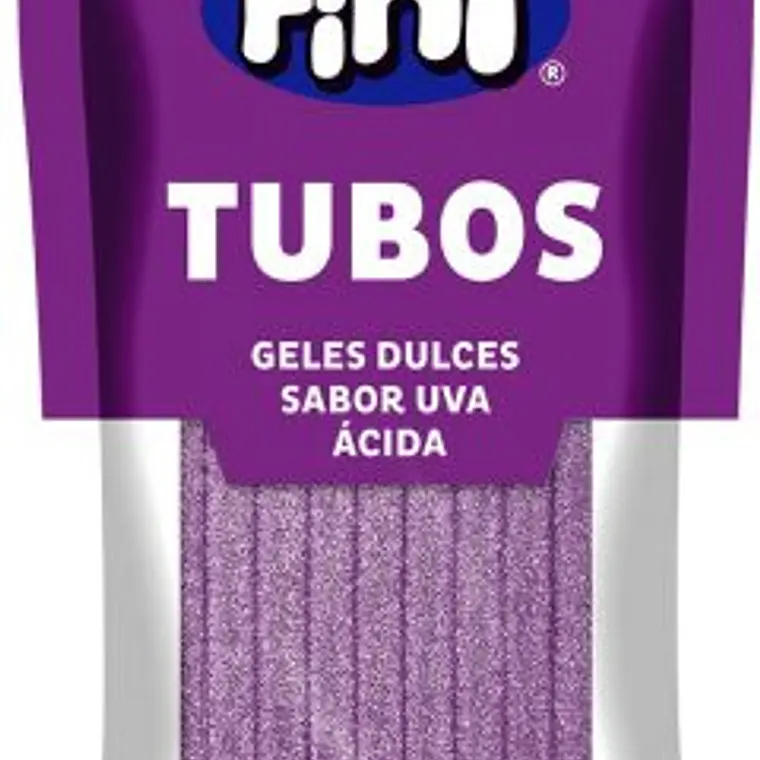 Fini Tubos Sabor Uva Ácida 80g 1