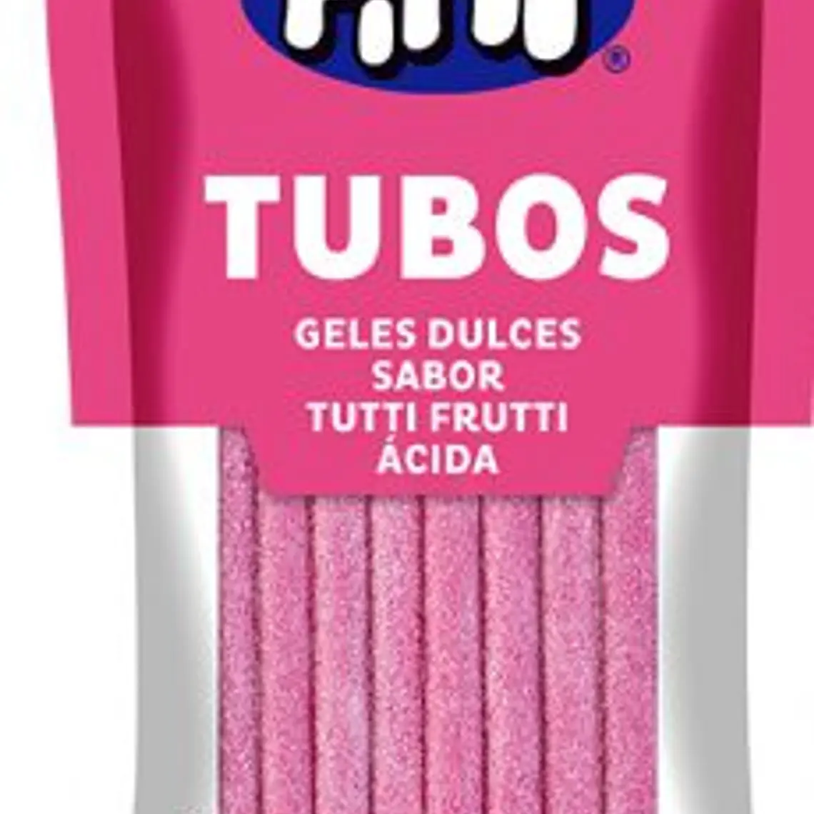 Fini Tubos Sabor Tutti Frutti Ácida 80g 1
