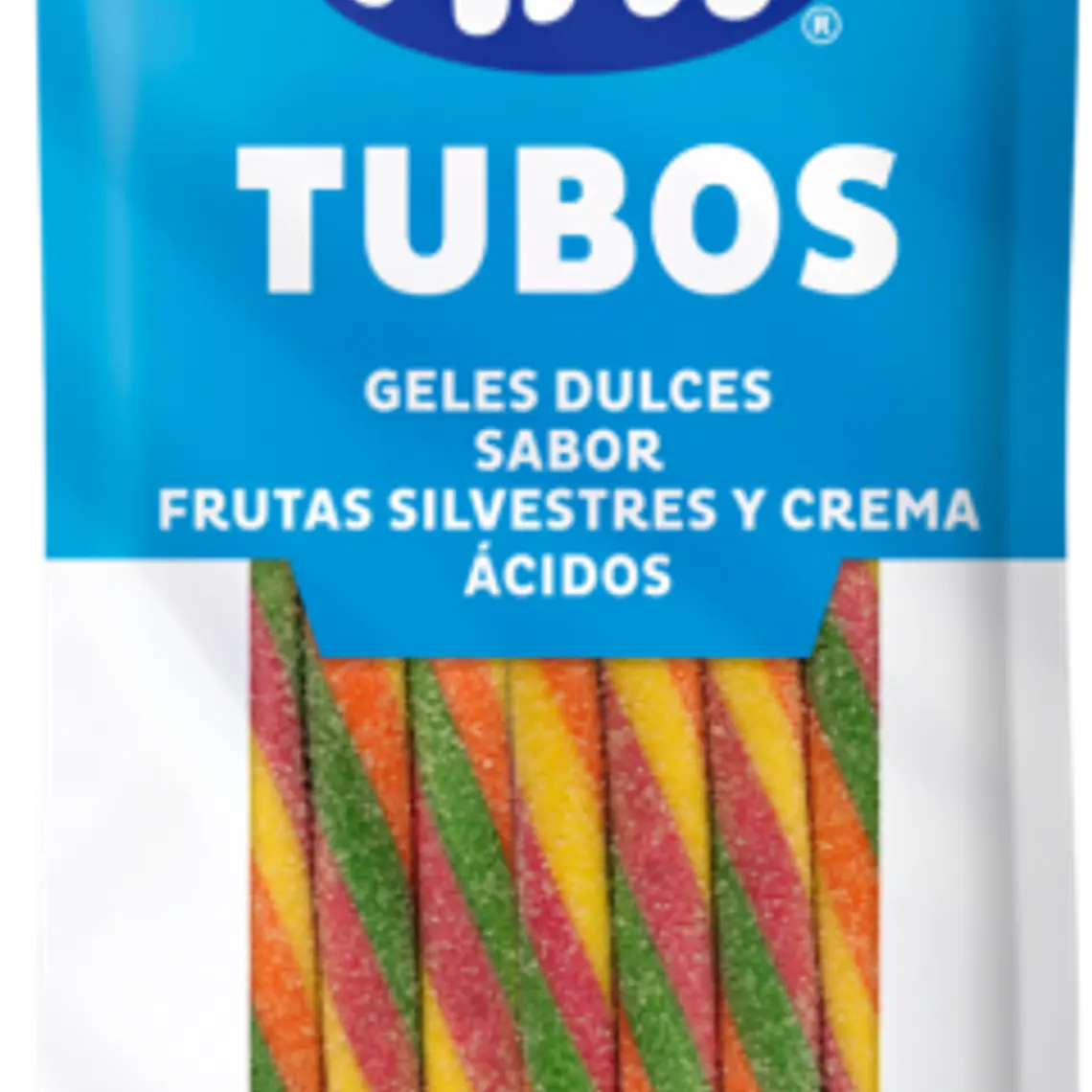 Fini Tubos Sabor Frutas Silvestres y Crema Ácidos 80g 1