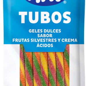 Fini Tubos Sabor Frutas Silvestres y Crema Ácidos 80g