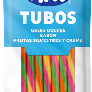 Fini Tubos  Sabor Frutas Silvestres y Crema  80g