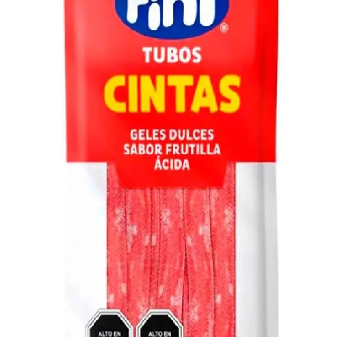Fini Cintas Sabor Frutilla Ácida 80g 1