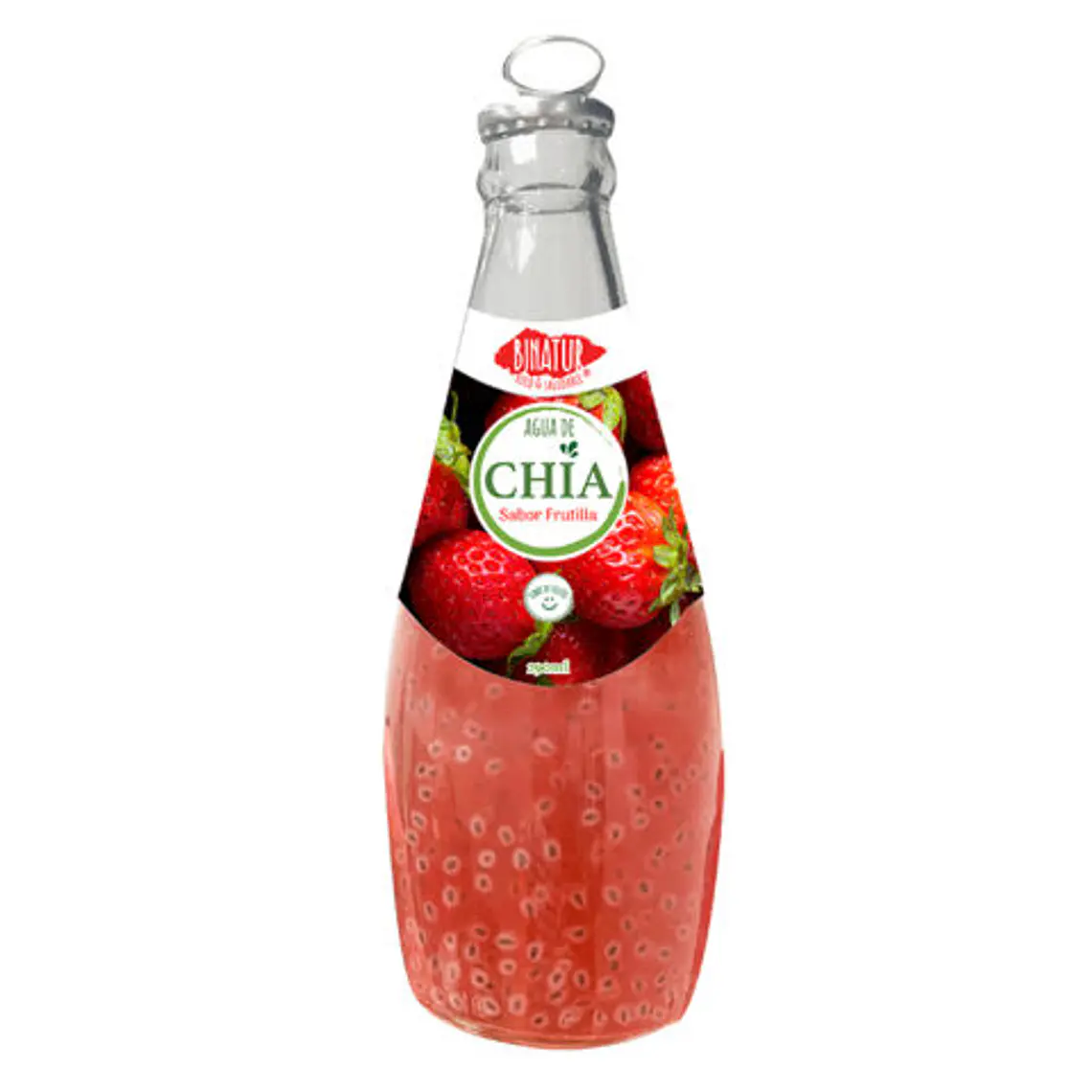 Agua de Chía Binatur Frutilla 1