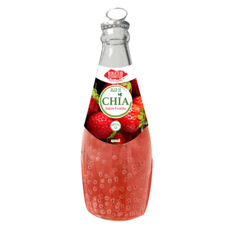 Agua de Chía Binatur Frutilla 1