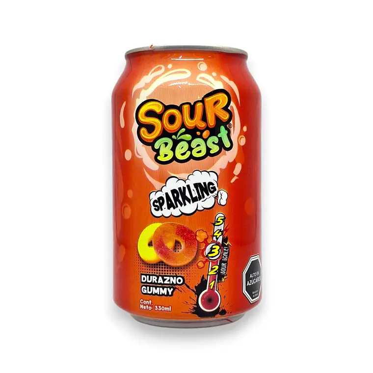 Sour Beast Durazno Gummy 1