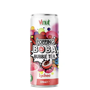 Popping Boba Bubble Tea Lychee