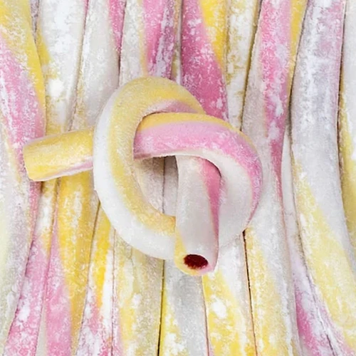 Tubos de Iogurte Banana e Morango