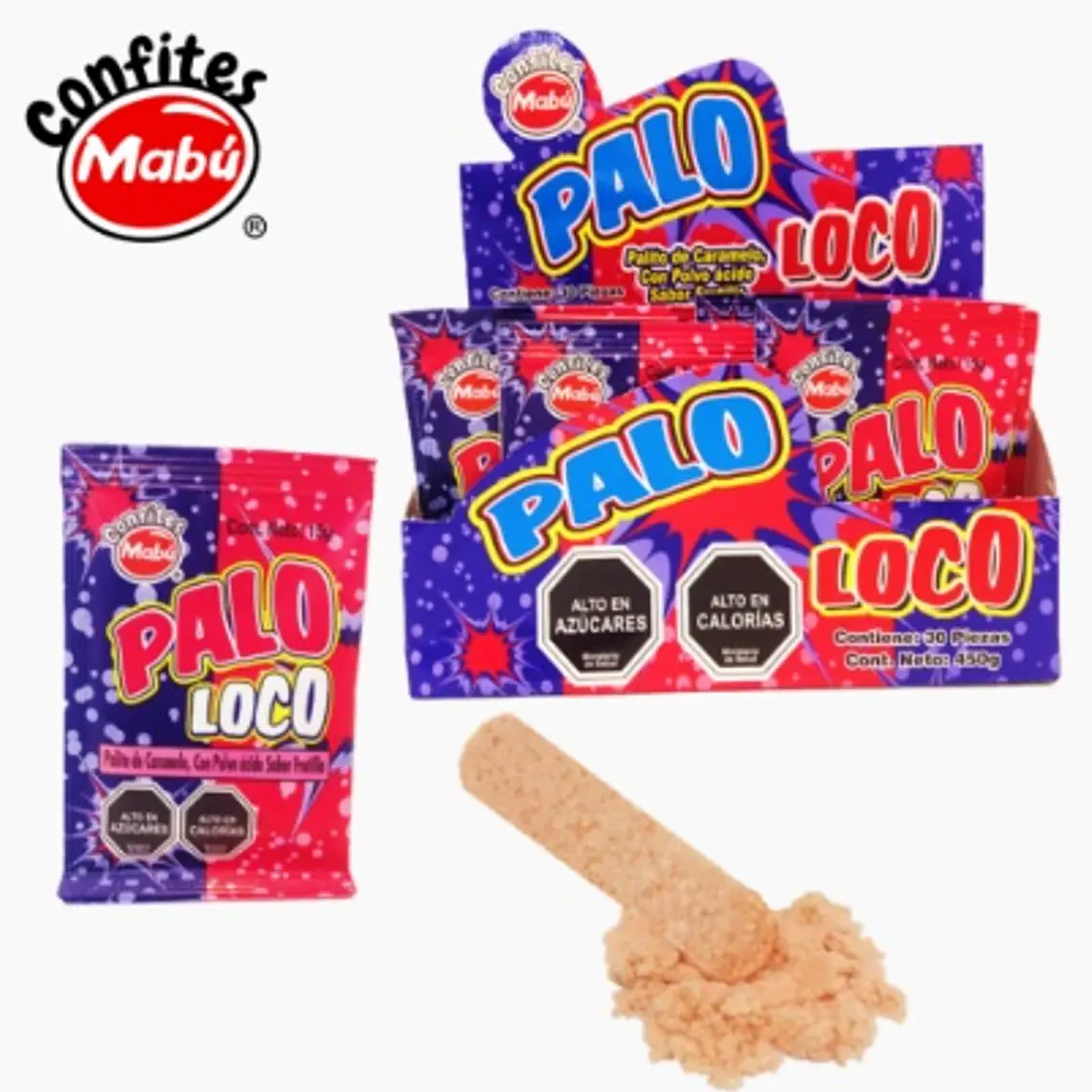 Palo Loco Frutilla 30 unidades 1