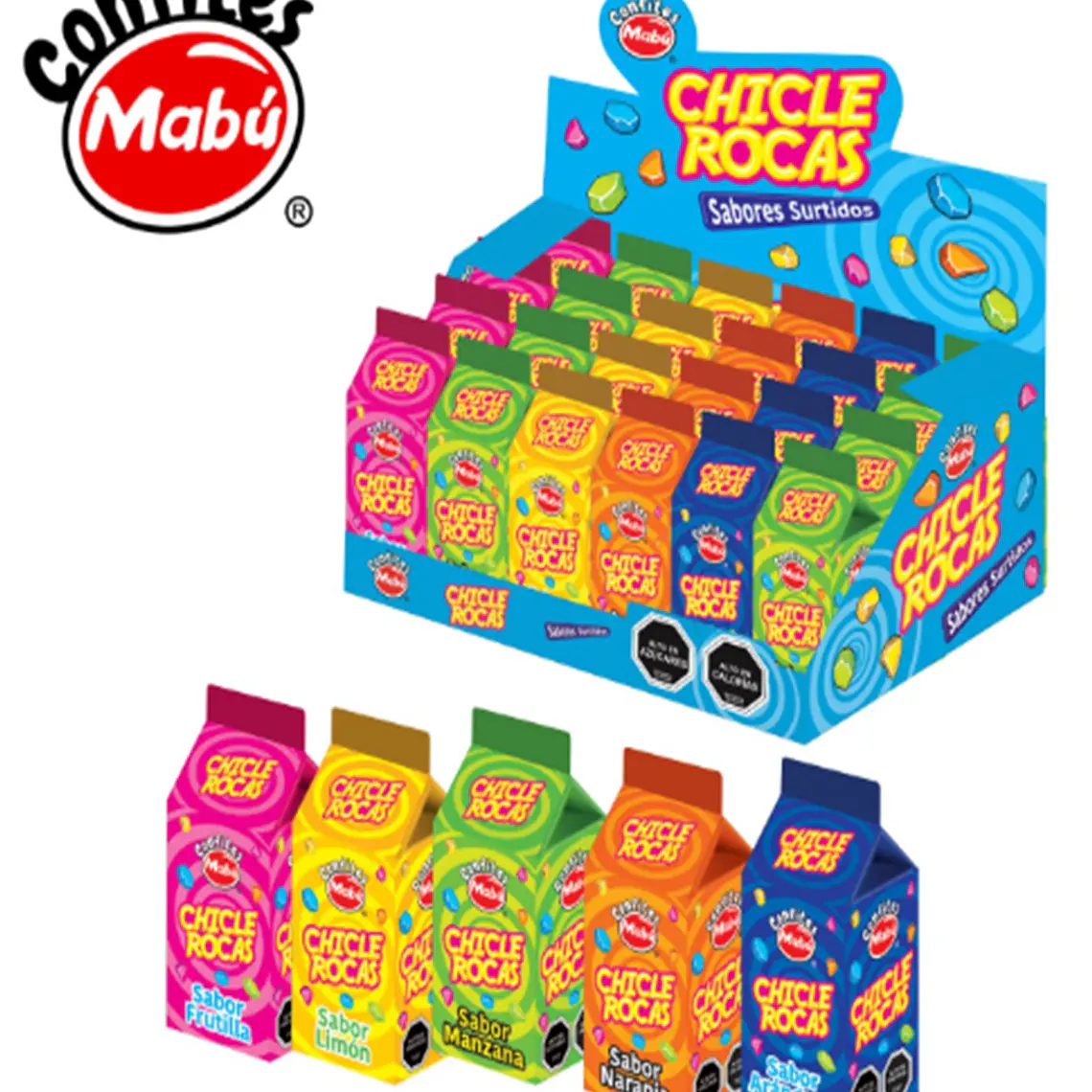 Chicle Roca 20 Gramos 1