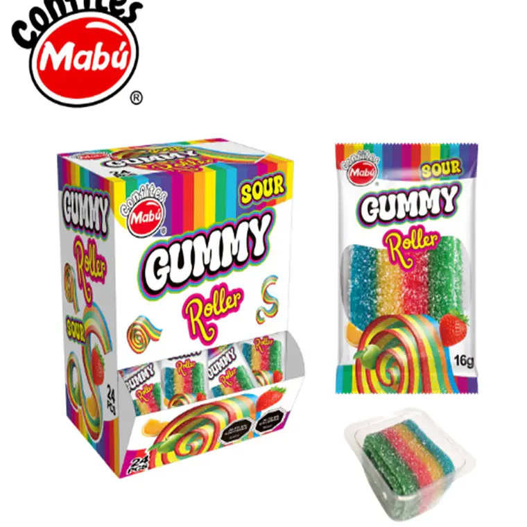Gummy Roller Sour 24 unidades 1