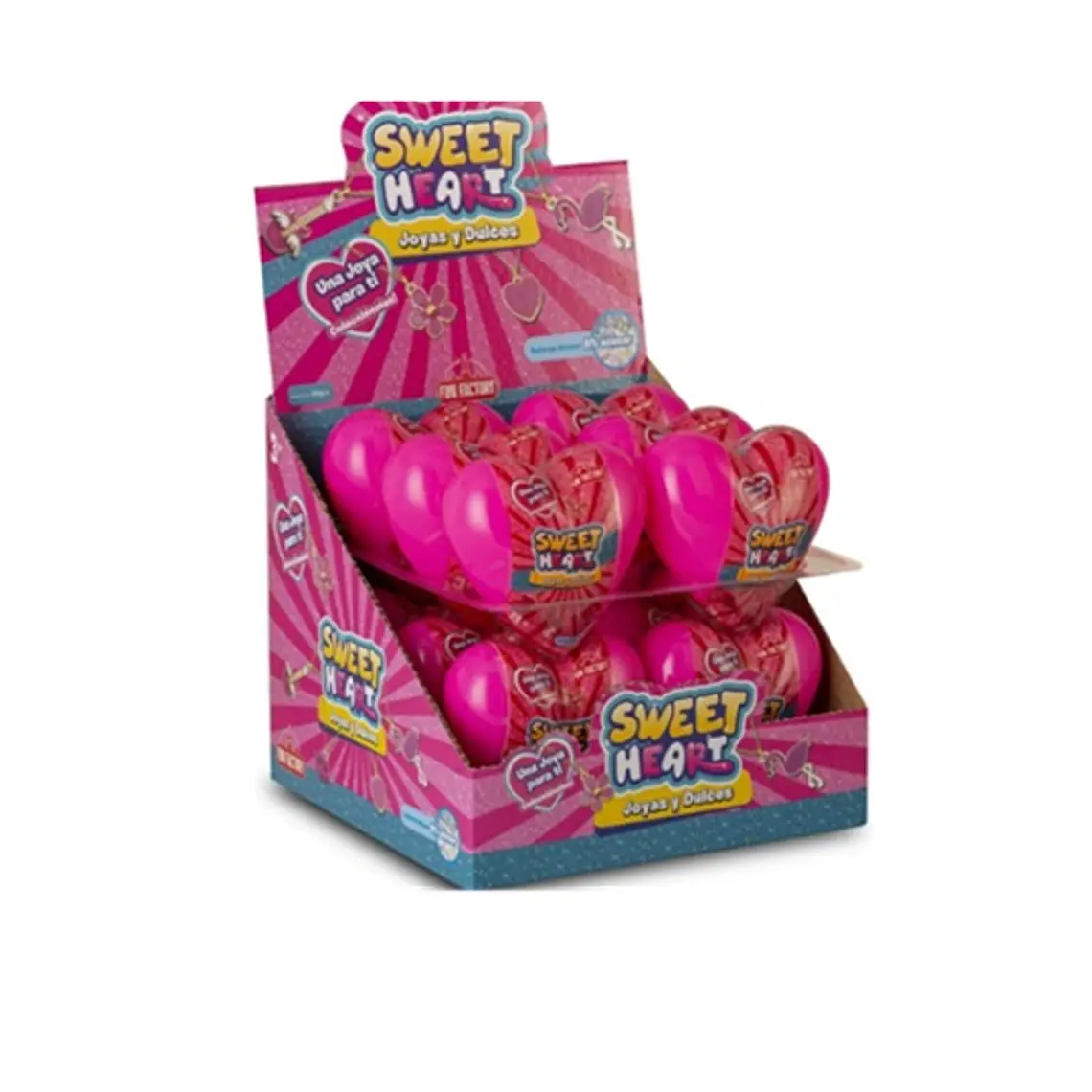Fun Factory Display de 12 Corazones con Joya 1