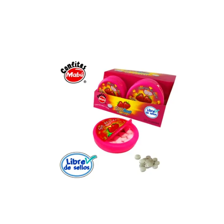 Cool Sour Frutilla 24 unidades 1