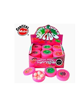Chicle Super Acido 24 display