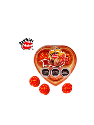 Bombón Corazón x 3 Rojo