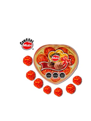 Bombón Corazón x 8 rojo