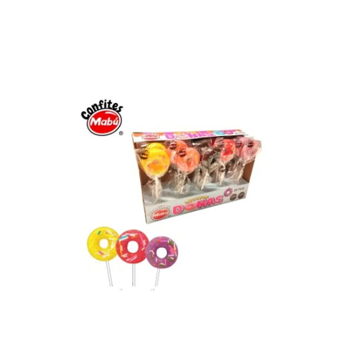 Lollipop Donas 20 unidades 1