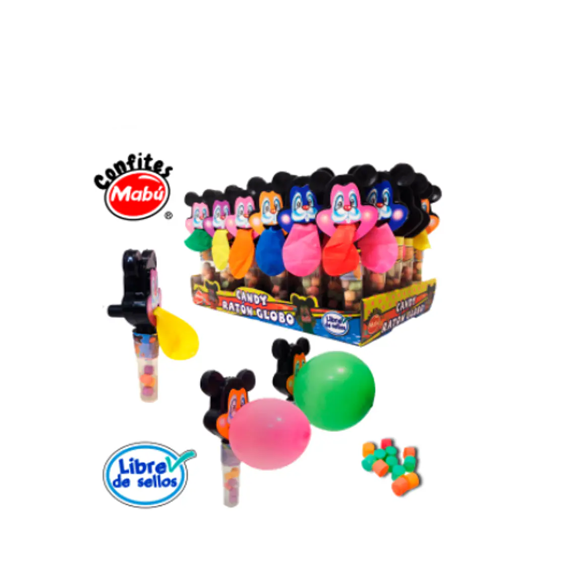 Candy Raton Globo 20 unidades 1