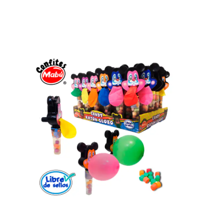 Candy Raton Globo 20 unidades 1