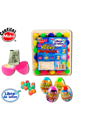 Candy Huevo Sorpresa 20 unidades