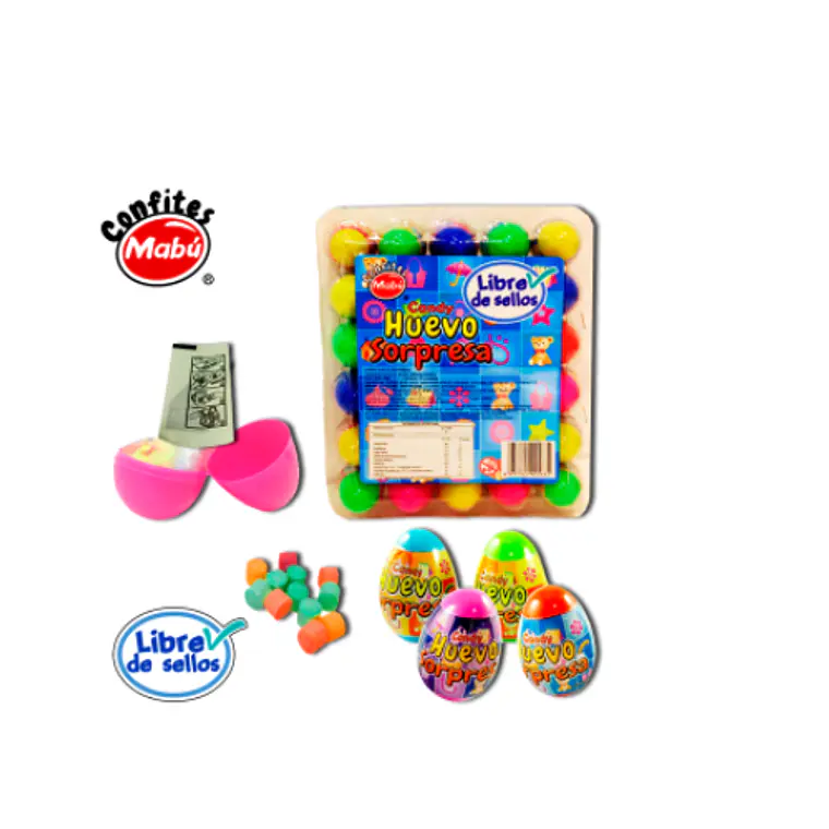 Candy Huevo Sorpresa 20 unidades 1