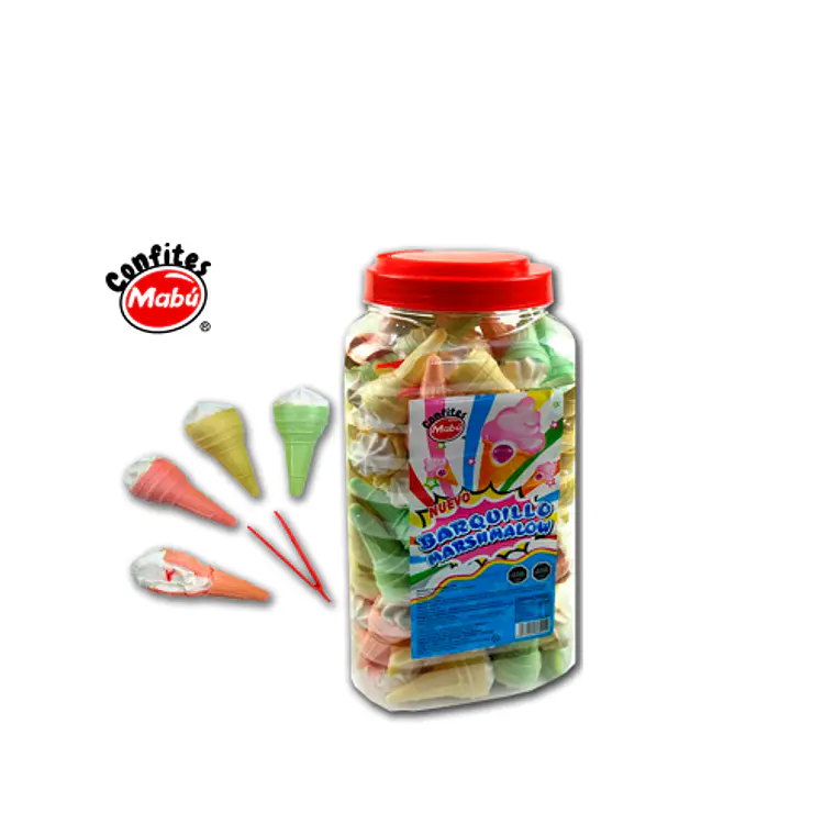 Barquillo Marshmallow 100 unidades 1