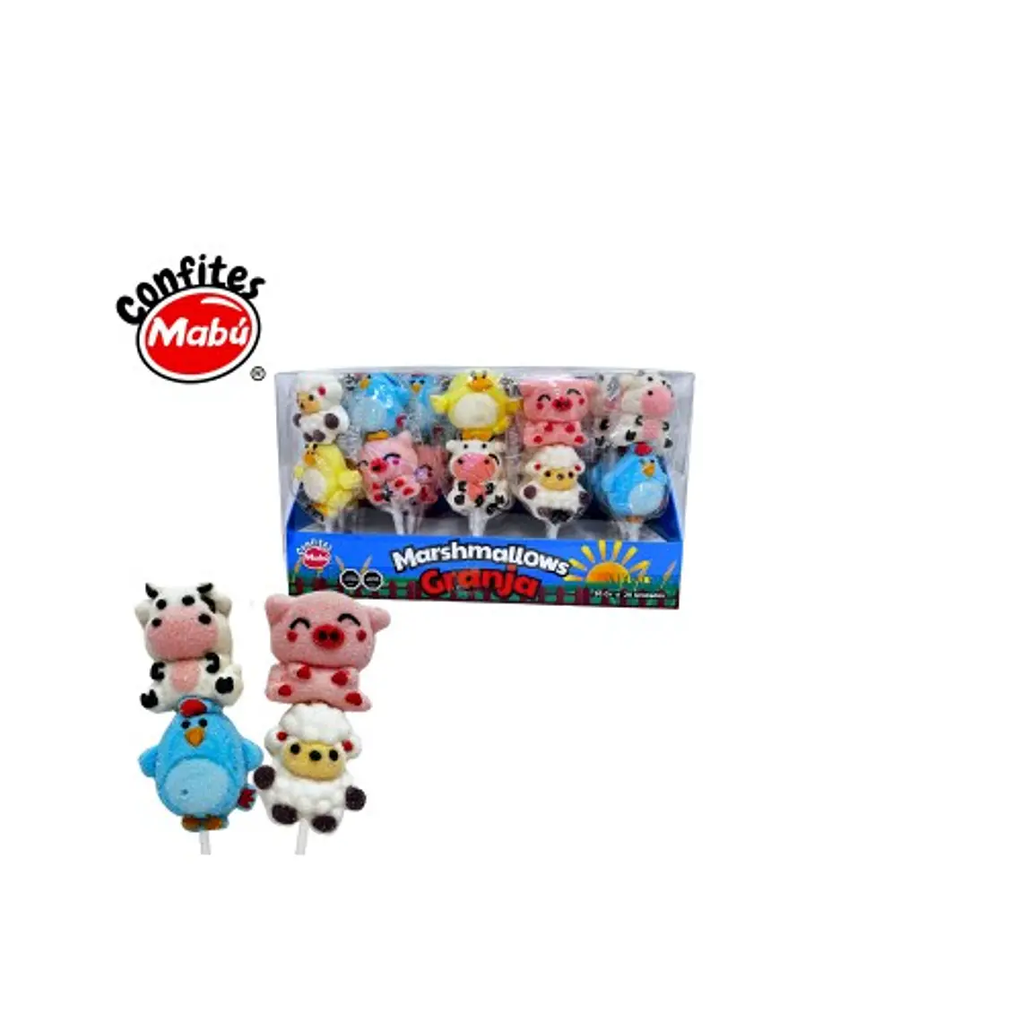 Marshmallow Granja 20 unidades 1