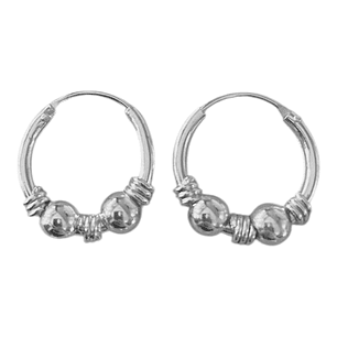 Argollas Bali 2 Esferas